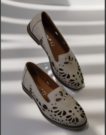 BALERINI PIELE NATURALA BEJ [4]