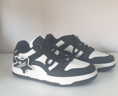 Adidasi femei alb-negru [2]