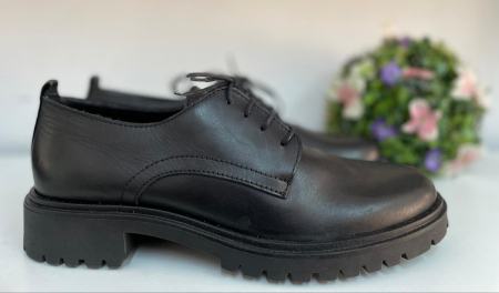 Pantofi Femei - Pantofi siret negru