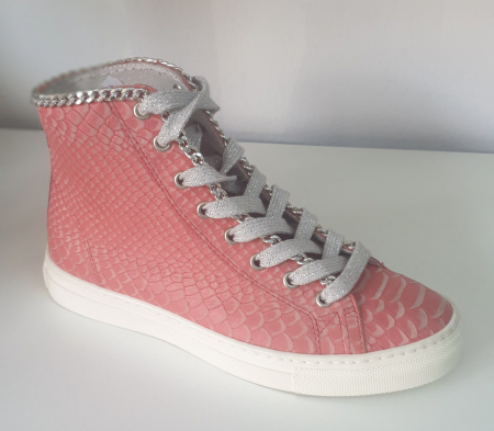 Incaltaminte sport dama - Pantof sport/casual roz, piele naturala