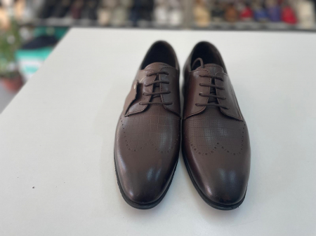 Pantofi barbati piele naturala maro [2]