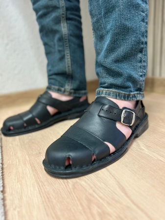 Sandale barbati din piele naturala 8104 [2]