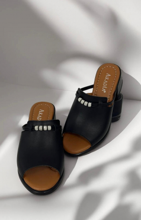 Papuc tip sanda negru [1]