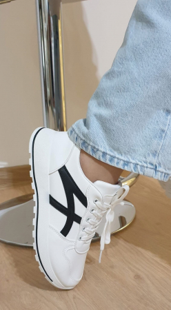 Incaltaminte sport dama - Adidas femei alb/negru