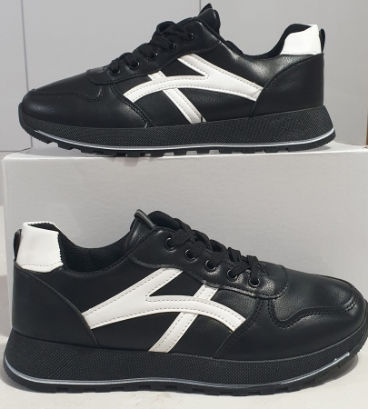 Adidas femei negru/alb [2]