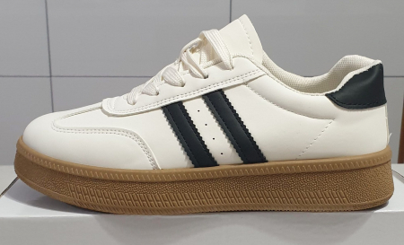 Pantofi sport alb/negru [3]