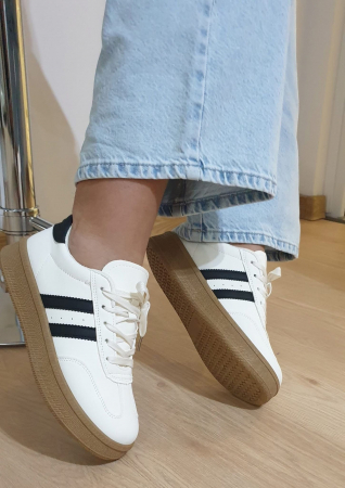 Pantofi sport alb/negru [2]