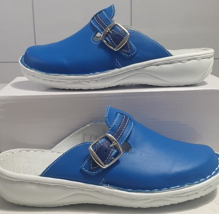 Papuci femei - Saboti dama 7080 albastru