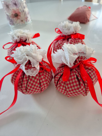 Săculet handmade dantela cu lavandă [2]