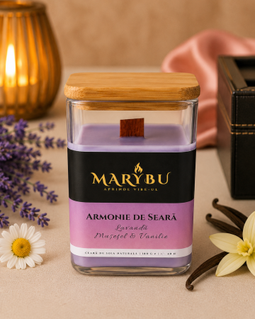 Lumanari parfumate - Lumânarea parfumată MARYBU – ARMONIE DE SEARĂ 180g