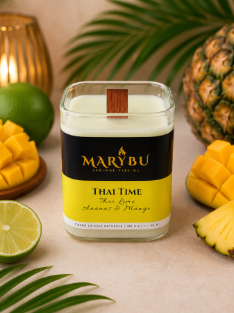 Lumanari parfumate - Lumanare parfumata MARYBU - THAI LIME 180g