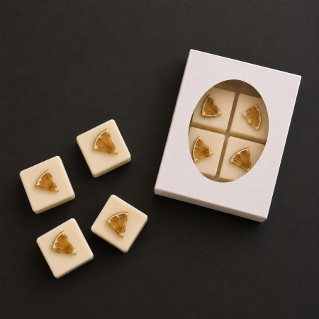 Wax Melts - Wax Melts Handmade din Ceară Naturală de Soia – Lavandă, Lime & Lemongrass 120g