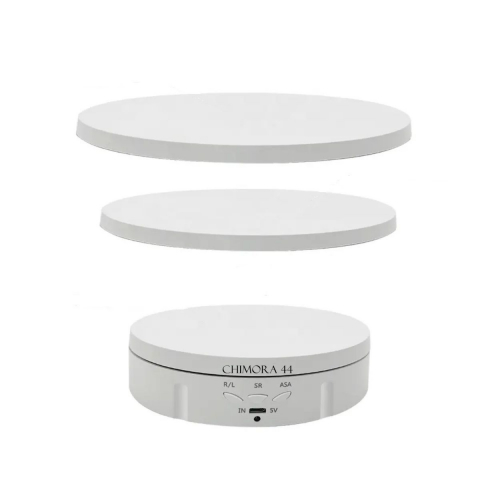 Produse - Masa Foto Rotativa 3 in 1 Chimora 44, diametru 15, 18, 23 cm , rotire 360 , control de la distanta prin telecomanda, greutate suportata maxim 10kg