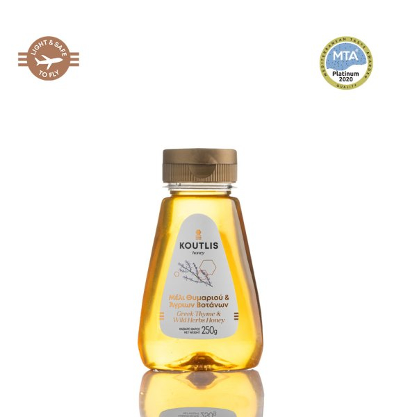 Koutlis - Miere de cimbru & plante sălbatice Squeeze 250 gr [2]