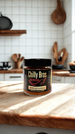 Specialități locale & Sosuri artizanale - Chilly Bros Andrishka – Sos Artizanal Tomato, Cocoa & Curry | Produs Local Satu Mare