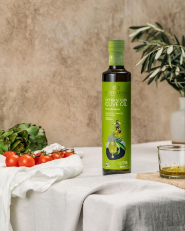 Ulei de măsline extravirgin - Nostalgaia – Ulei de măsline extravirgin 250 ml (sticlă)  Koroneiki, Peloponez – Recolta 2025/2026