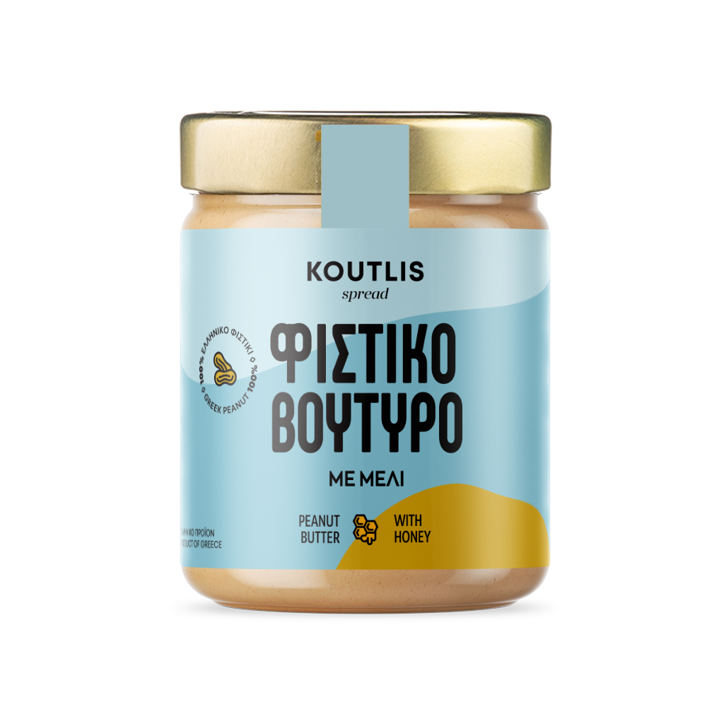 Dulciuri sănătoase & Specialități grecești - Peanut Butter cu Miere Naturală – 300 g