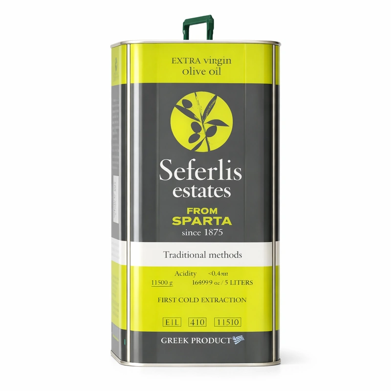 Ulei de măsline extravirgin - Ulei de măsline extravirgin Seferlis Estates – 5L, Sparta