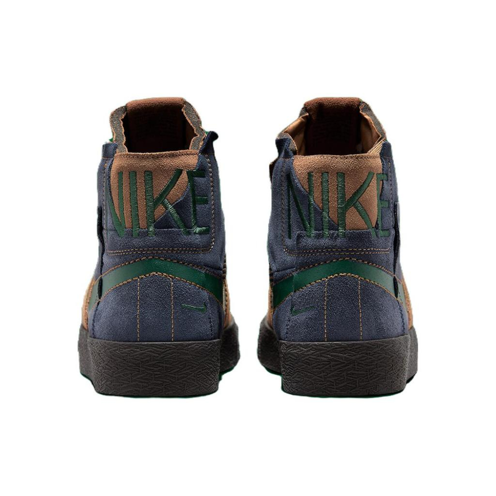 Nou Nike Sb Zoom Blazer Mid Premium Legend Maro Închis Obsidian Patchwork [4]