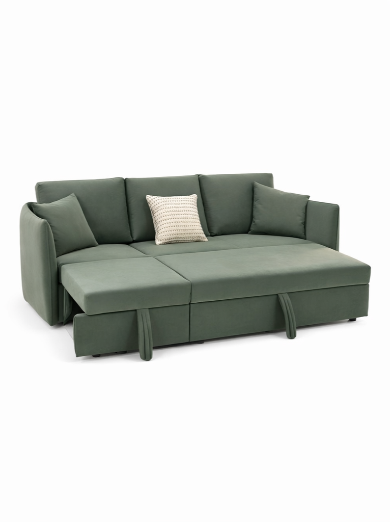 Canapea extensibilă Flexi verde [2]