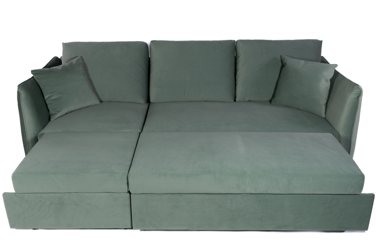 Canapea extensibilă Flexi verde [3]