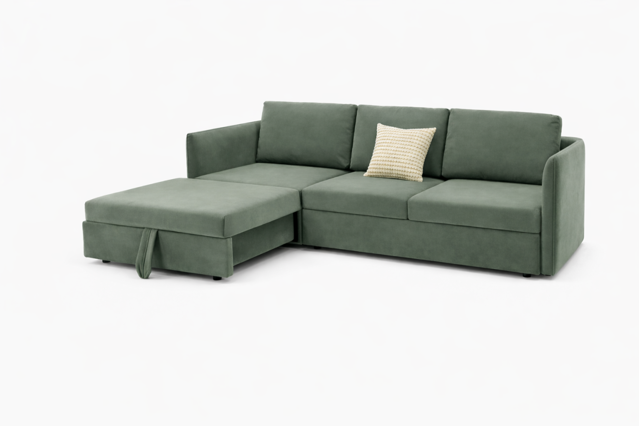 Canapea extensibilă Flexi verde [4]