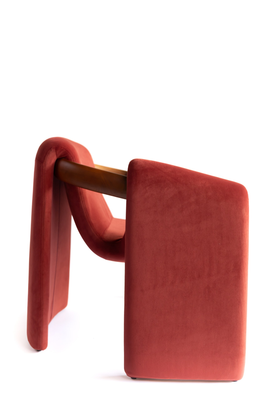 Fotoliu Hug bordo [2]