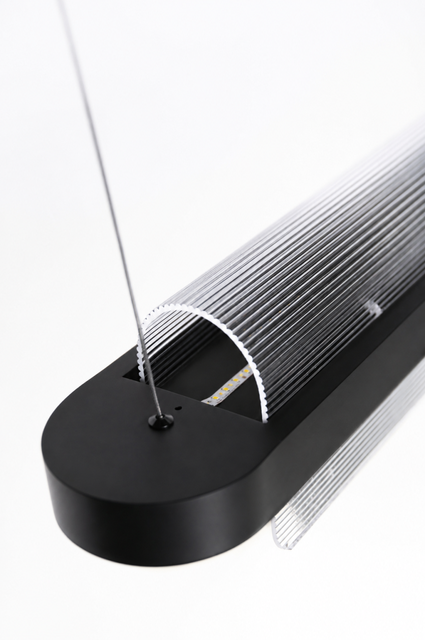 Lustră Tubo neagră 120cm [2]