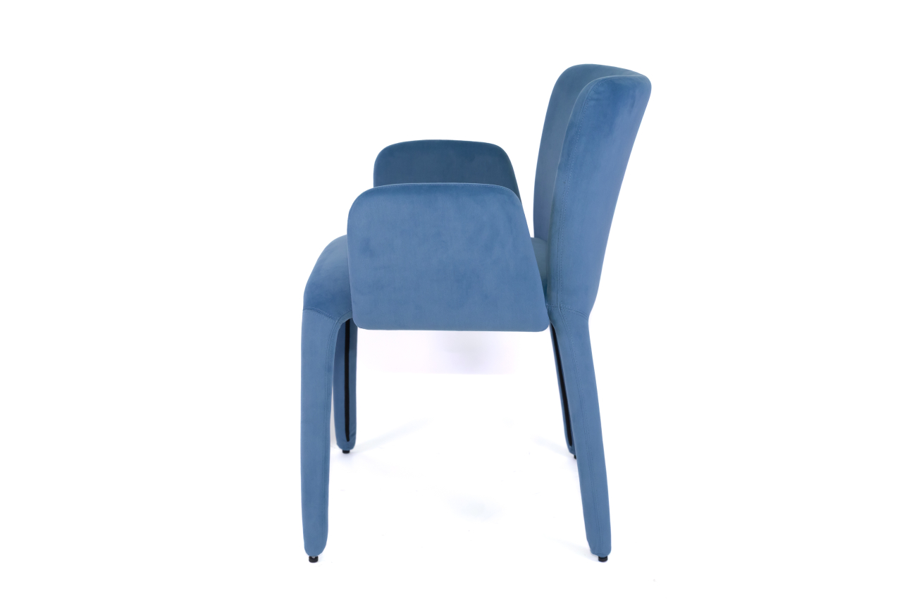 Scaun dining Bloo albastru [2]