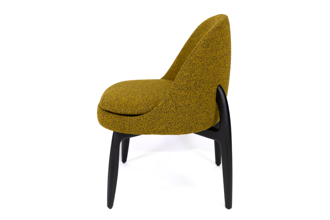 Scaun dining Beki galben [2]