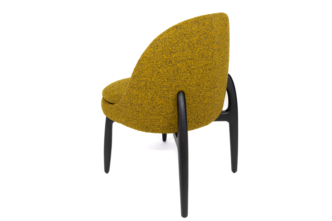 Scaun dining Beki galben [3]