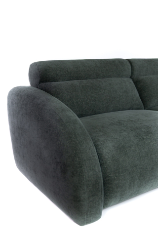 Canapele - Canapea extensibilă electric Sofina verde