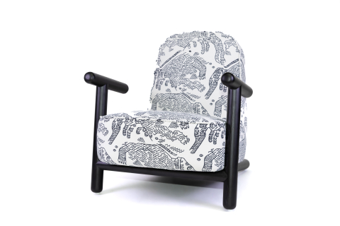 Fotolii - Fotoliu Yumo alb/negru