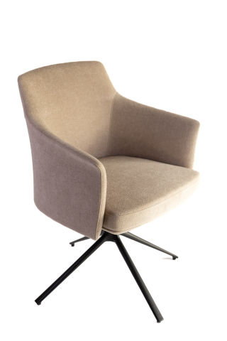 Scaune de dining - Scaun rotativ cu brate Nova