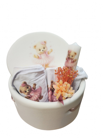 TRUSOURI - Set Complet Botez – Trusou, Lumânare și Cutie Premium