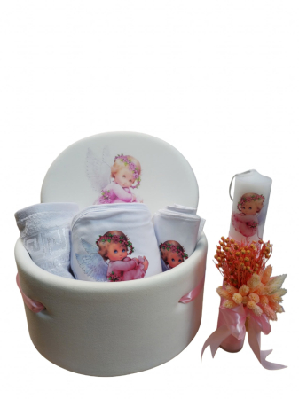 TRUSOURI - Set Complet Botez – Trusou, Lumânare și Cutie Premium
