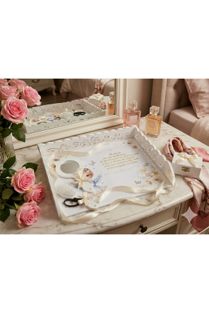 SETURI TAIERE MOT - Set Complet Tăviță Moț cu Accesorii din Lemn, Design Premium Aniversare 1 An
