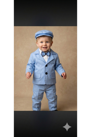 COSTUME - Set Costum Elegant 4 Piese Băieți pentru Botez și Ocazii Speciale
