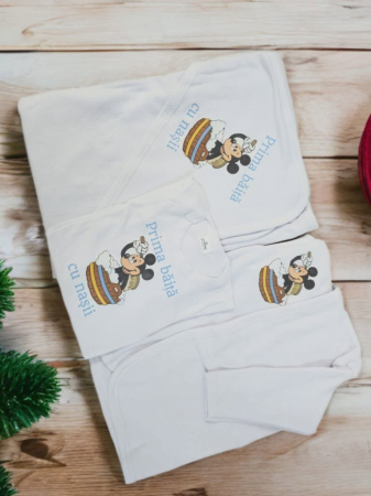 SETURI BAITA - Set Hainute si Prosop Prima Baita cu Nasii | Materiale Premium