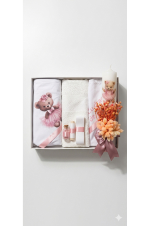TRUSOURI - Trusou Botez Băieți și Fete cu Lumânare - Set Complet Premium, Model cu Personaj și Accesorii