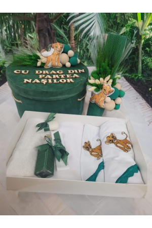 TRUSOURI - Trusou Botez Complet Fete și Băieți: Lumânare, Cutie, Accesorii