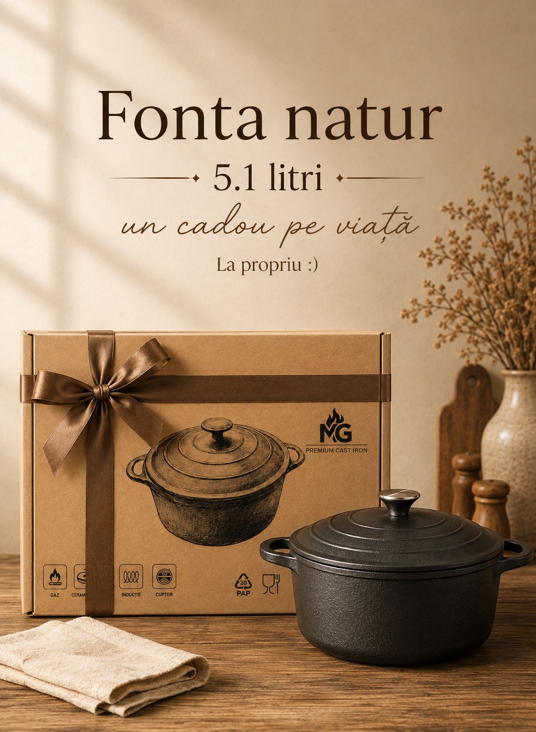 Banner cadou fonta natur