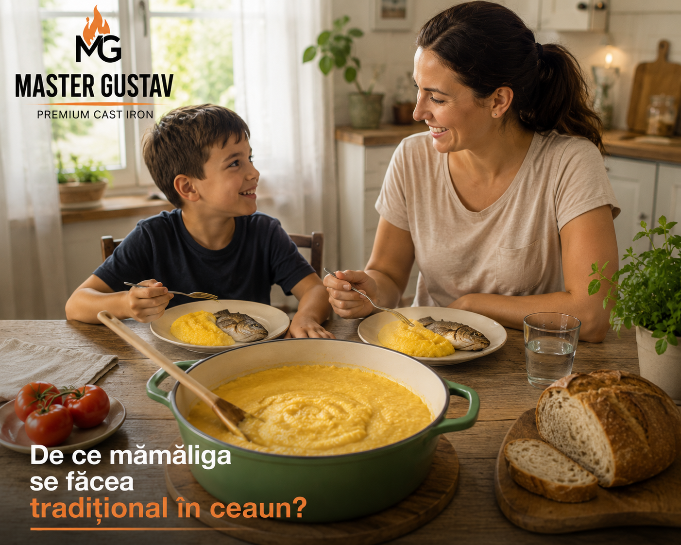 De ce mămăliga se făcea tradițional în ceaun?