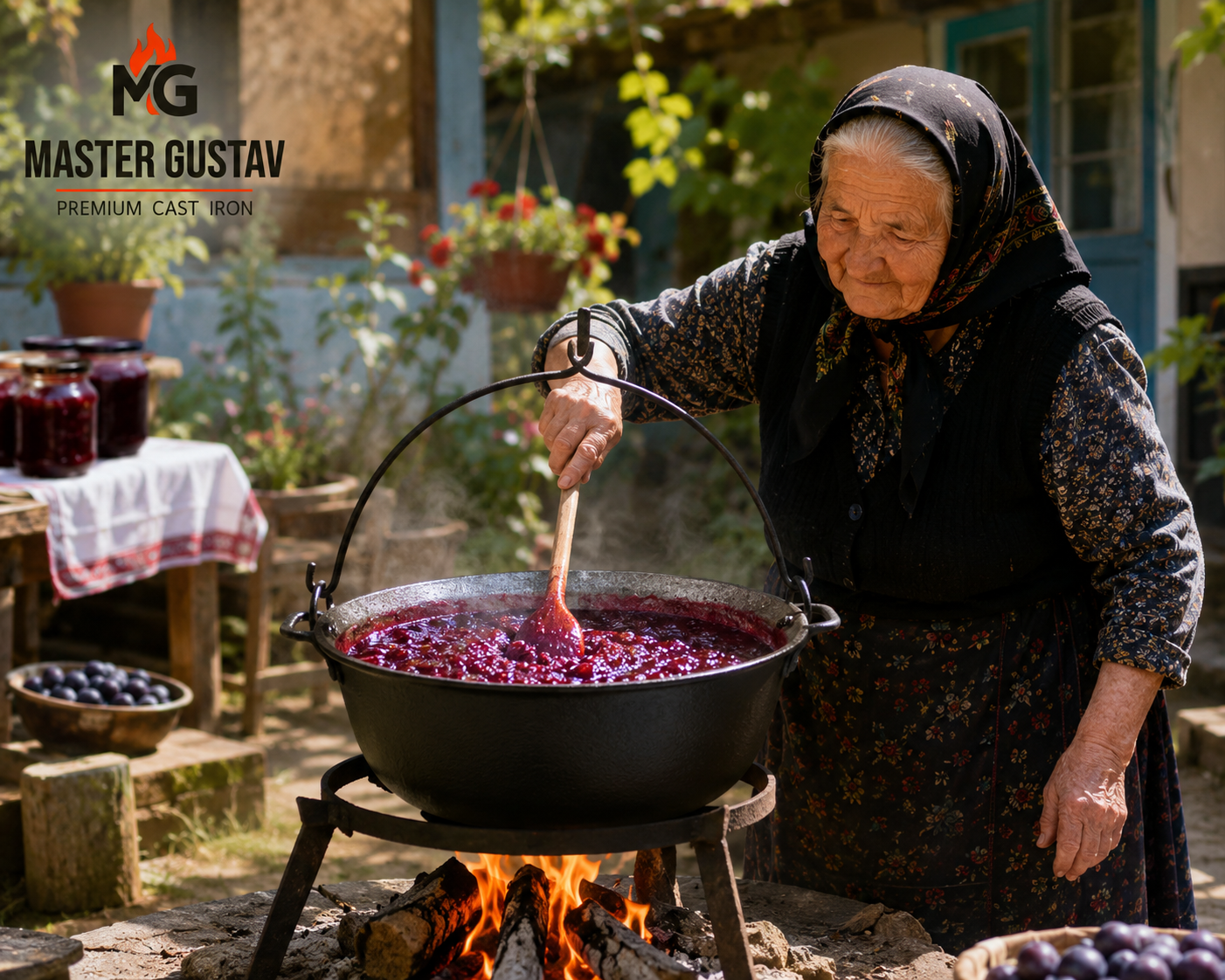 De ce dulceața și gemul se prepară tradițional în ceaun?