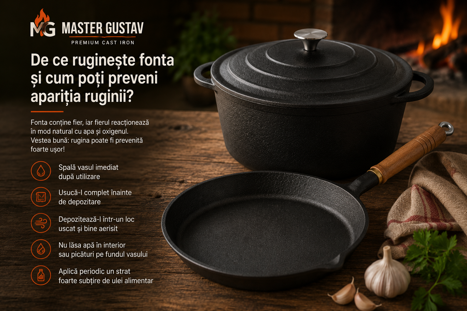 De ce ruginește fonta și cum poți preveni apariția ruginii?