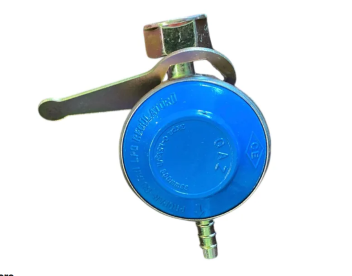 Ceas regulator butelie gaz GPL + furtun FITT GAS 3 m, 2 coliere + racord/piuliță 1/2 și garnitură [3]