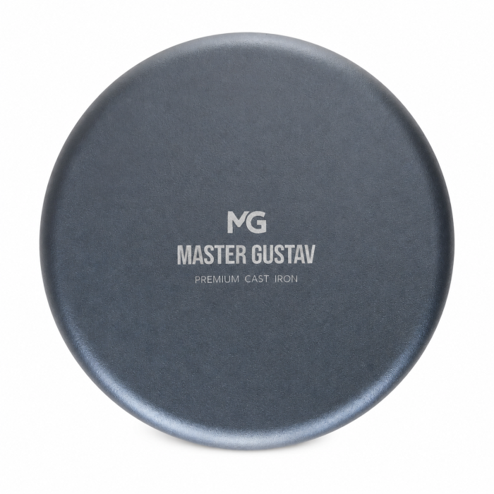 Ceaun din tuci/fontă natur 2 in 1, cu capac 15.7 Litri| Dutch Oven [2]