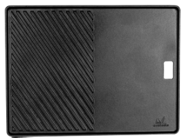Discuri si placi grill din fonta - Plita Fonta cu 2 Fete 600 mm x 450 mm, 14 kg