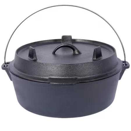 Universul Master Gustav - Ceaun din fontă pură 2in1, cu capac