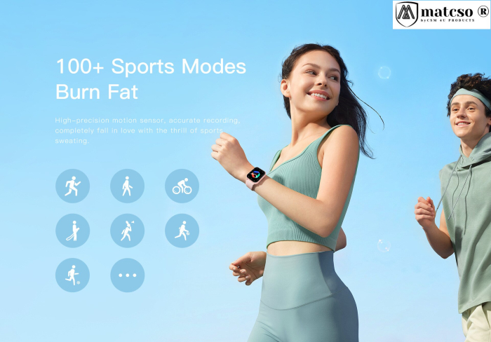 Ceas SmartWatch, matcso by CSM 4U PRODUCTS®, SWTZL54, Apel Bluetooth, Display 1.83", Notificari Apel si Retele Sociale, Monitorizare Ritm Cardiac, Tensiune Arteriala, Somn, Smart Asistent Fitness Trac [2]